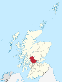 Poziția regiunii City of Stirling