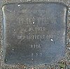 Stolperstein Isestraße 53 (Peter Pollak) em Hamburgo-Harvestehude.jpg