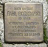 Struikelsteen Klaus-Groth-Str.  60 (Paul Borkowski) in Hamburg-Borgfelde.JPG