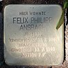 Stolperstein Wrangelstr 6-7 (Stegl) Felix Philipp Ansbach.jpg