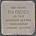 Stumbling stone for Ida Fischer (Mödling) .jpg