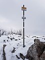 * Nomination Summit sign on top of mount Prasanto, Italy. --Mænsard vokser 08:40, 15 February 2021 (UTC) * Promotion  Support Good quality. --Palauenc05 22:00, 15 February 2021 (UTC)