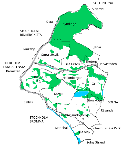 File:Sundbyberg municipality districts.svg