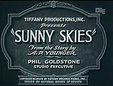 Beskrivelse av Sunny Skies 1930.jpg-bildet.