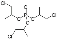 Struktur von Tris(2-chlorisopropyl)phosphat