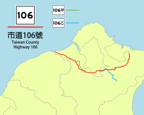 TW CHW106 RouteMap.svg