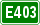 European route E403