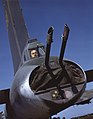 Zadní střelec bombardérů Boeing B-17 Flying Fortress (foto Robert Yarnall Richie)