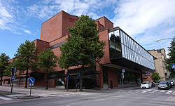 Tampereen Työväen Teatterin rakennus vuonna 2015.