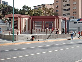 Teatros station Caracas metro station