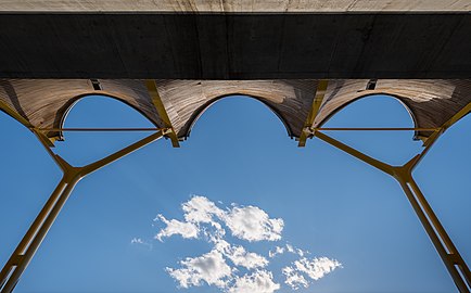 Terminal 4 of the Madrid airport, Madrid, Spain