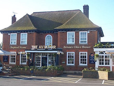Aviator pub, Sheerness, on the A250, 2008