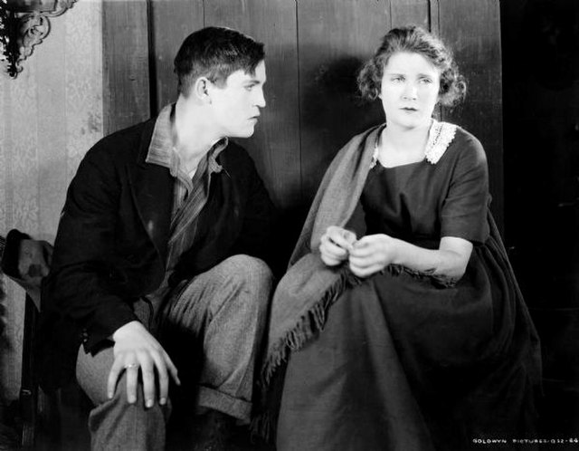 Morris and Mae Marsh in The Beloved Traitor (1918)