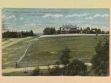 Dr Sidney Plowman's residence, The Lofts, on Davey Street, was Frankston's first hospital in 1900.