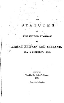 The Statutes of the United Kingdom of Great Britain and Ireland 1850 (13 & 14 Victoria).pdf