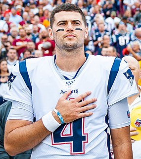 <span class="mw-page-title-main">Jarrett Stidham</span> American football player (born 1996)