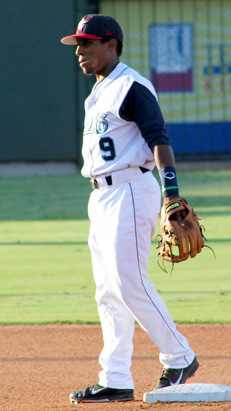 Tony Kemp CC Hooks infielder July 2014.jpg