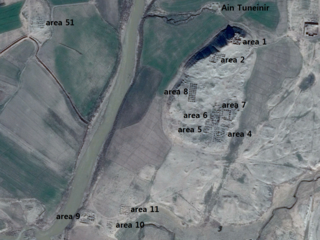 Tell Tuneinir archaeological site in Syria