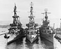 Americké těžké křižníky USS Salt Lake City, USS Pensacola a USS New Orleans