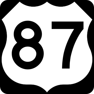 <span class="mw-page-title-main">U.S. Route 87</span> Numbered U.S. Highway in the United States