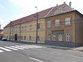 Upper Town's Roman Catholic parish hall. (left) Listed ID 3872. Late Baroque, 1781. - 18-20, Móri Street, Dániel Street, Székesfehérvár, Fejér county, Hungary.JPG