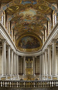 Королевская капелла в Версале. 1689–1708. Интерьер. Архитекторы Ж. Ардуэн-Мансар и Робер де Кот