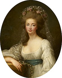 Madame Elisabeth was executed at Place de la Revolution Vigee Le Brun, manner of - Elisabeth of France.jpg