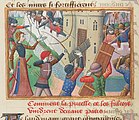 Die beleg van Parys onder Johanna van Arkel in 1429: Franse met die wit kruis