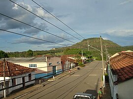 Vista parcial do centro do município de Tesouro.