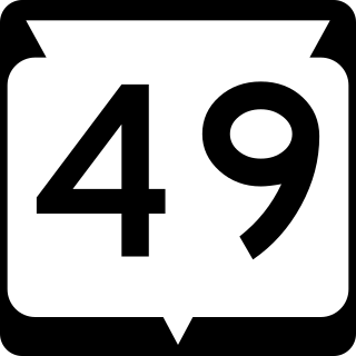 <span class="mw-page-title-main">Wisconsin Highway 49</span> Highway in Wisconsin