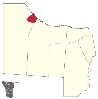 Karte Nkurenkuru in Namibia