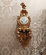 Rare pendulum Wall Clock, Paris, France, XVIII Century