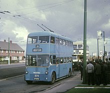 Walsall trolleybus at Mossley Estate - geograph.org.uk - 1324783.jpg