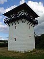Reconstructed Limes watch tower Wp 3/26, near Idstein, Strecke 3 (Taunuslinie), Hessen.