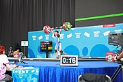 Deutsch: Gewichtheben bei den Olympischen Jugendspielen 2018; Tag 1, 7. Oktober 2018; Jungen 56 kg English: Weightlifting at the 2018 Summer Youth Olympics at 7 October 2018 – Boys' 56 kg