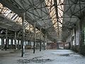 Verlassene Werkhalle im ehemaligen Eisenbahnausbesserungswerk