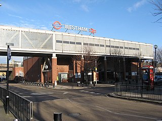 West Ham western part of the London Borough of Newham