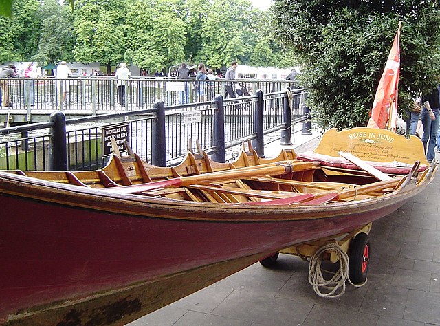 Thames wherry built to 18th-century design at Kingston upon Thames