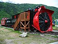 White Pass and Yukon Route steam powered Snow blower (USA).