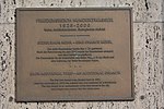 Friedensreich Hundertwasser - memorial plaque