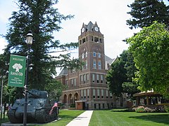 Gerechtsgebouw van Winnebago County in Forest City