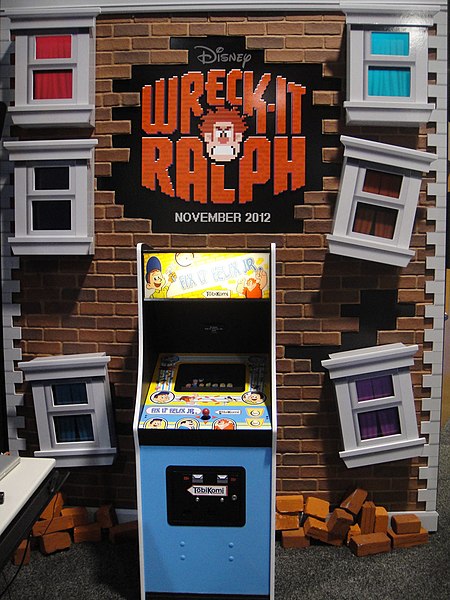 Disney promoted the film at the 2012 E3 convention using a mock arcade cabinet.