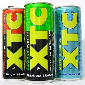 Cans of XTC.