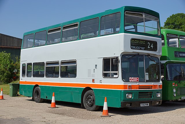Preserved Grey-Green Alexander bodied Volvo Citybus