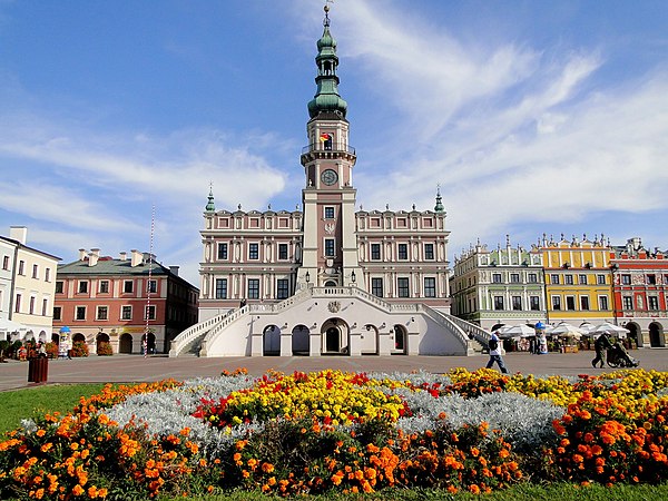 The Zamość Old Town is a UNESCO World Heritage Site