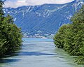 Mündung der Aare in den Brienzersee