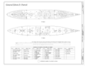 "B" Deck and "C" Deck Plans - General Edwin D. Patrick, Suisun Bay Reserve Fleet, Benicia, Solano County, CA HAER CA-344 (sheet 6 of 8).png