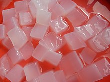 Nata de coco, a traditional food product from the Philippines made from fermenting coconut water with Komagataeibacter xylinus 09978jfCuisine Breads Fruits Baliuag Landmarks Bulacanfvf 30.jpg