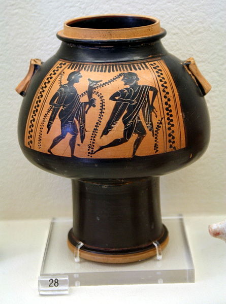 File:1075 - Keramikos Museum, Athens - 5th century BC psykter - Photo by Giovanni Dall'Orto, Nov 12 2009.jpg