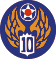 10th USAAF's logo